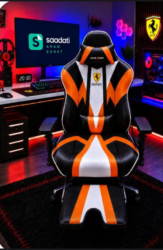 صندلی گیمینگ DXRACER مدل G2000 زیرپایی دار